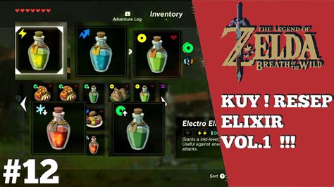 breath of the wild elixir recipes.